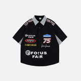 Chemise de voyou à manches courtes