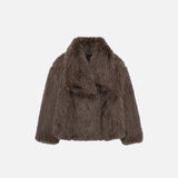 Fellgefütterte Langarmjacke