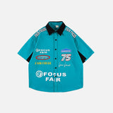 Chemise de voyou à manches courtes