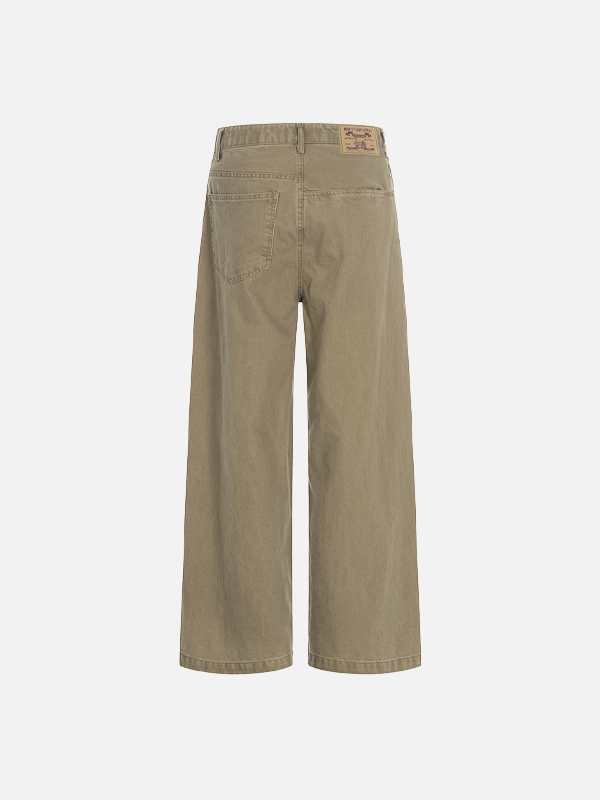 Punk Retro American Style Wide Leg Pants