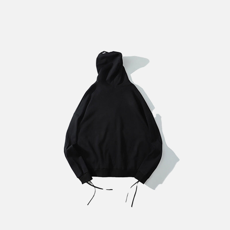Kapuzenpullover mit düsteren Gedanken