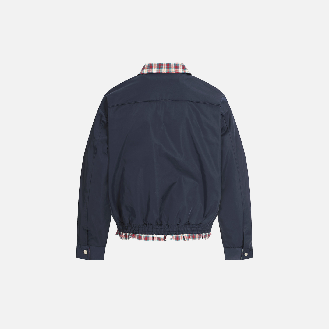 Veste élégante à carreaux streetwear d'hiver