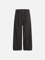 European Style Loose Casual Solid Color Pants