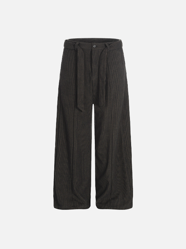 European Style Loose Casual Solid Color Pants