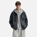 Streetwear Double Zipper Hooded Sweatshirt