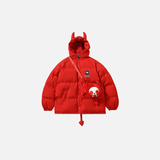 Streetwear Padded Monster With Bag Puffer Jacket