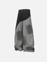 Bohemian Patchwork Loose Denim Jeans