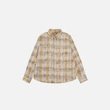 Retro Plaid Button-Up Shirt
