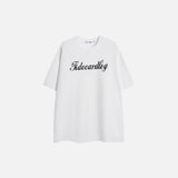 Stylisches Kurzarm-T-Shirt mit Buchstabenprint