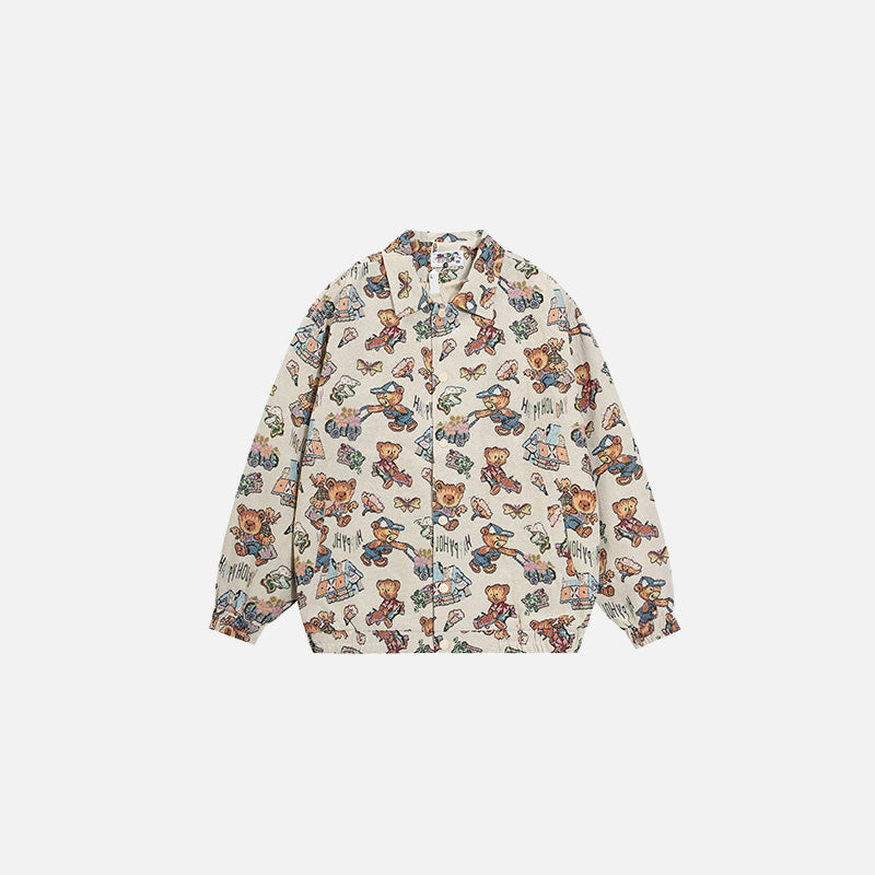 Teddy Pop Denim Jacket