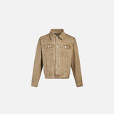 Y2K Spliced Denim Trucker Jacket