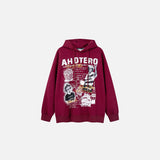 AHOTERO Retro Art Hoodie