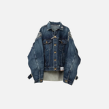 Flattering Streetwear Ripped Casual Denim Jacket