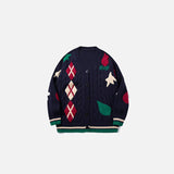 Geometric Star Knitted Sweater