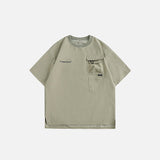 Vintage T-Shirt mit Vordertasche