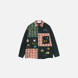 Chemise patchwork des années d'école