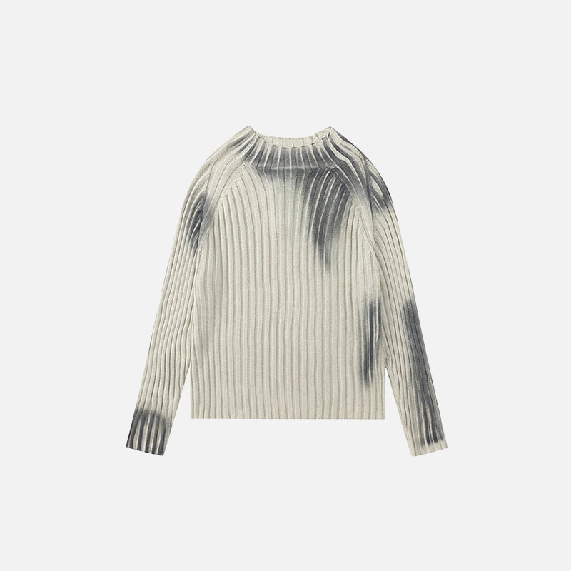 Loose Ripple Knitted Sweater