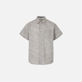 Chemise ample à carreaux résistants et audacieux