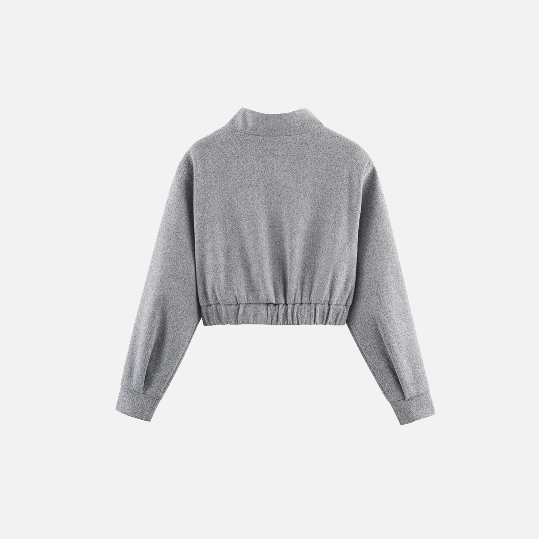 Streetwear Woolen Slim Fit Casual Jacket