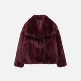 Fellgefütterte Langarmjacke