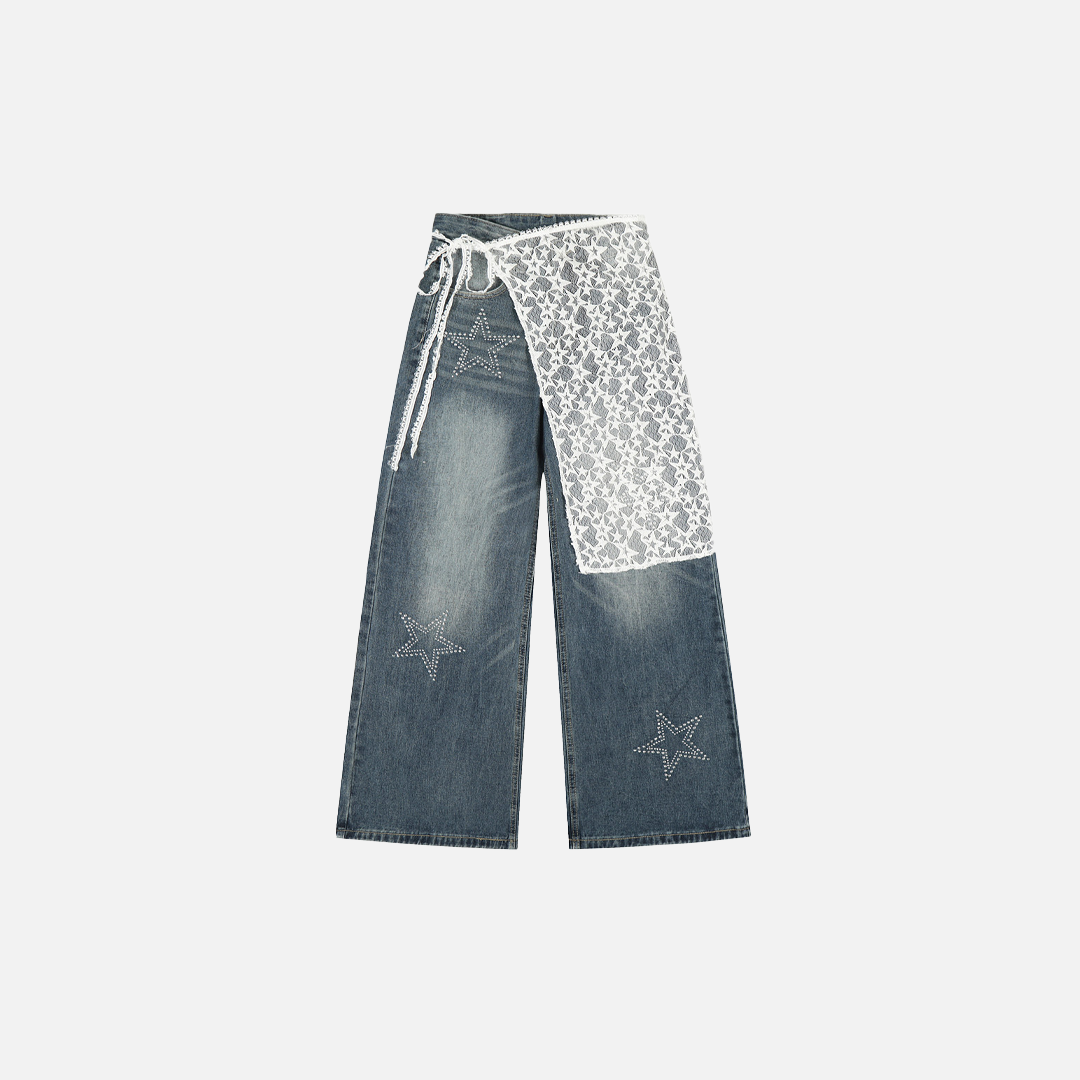 Y2K Coole, stylische Jeans mit geradem Bein