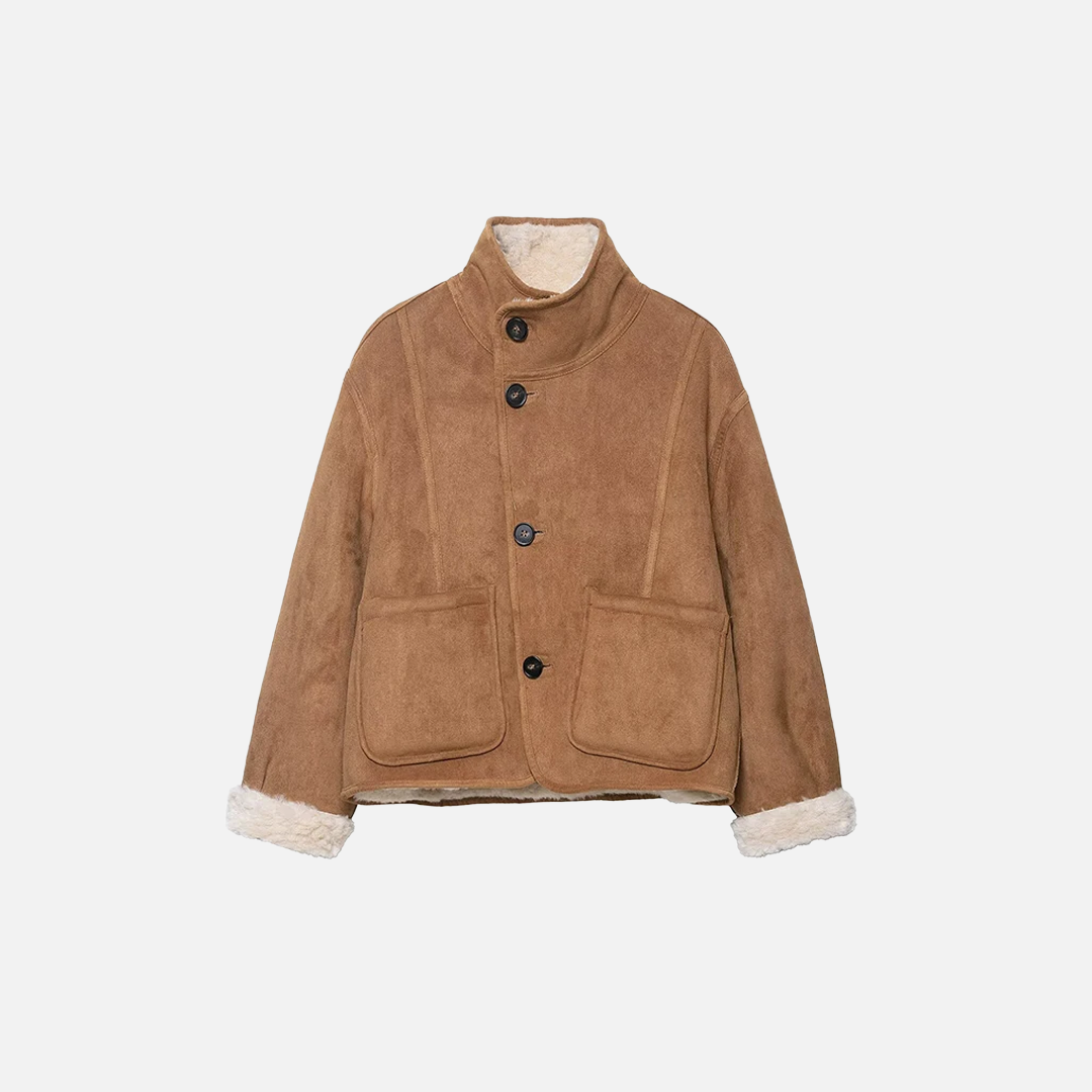 Premium High Neck Two Way To Wear Fleece Jacket