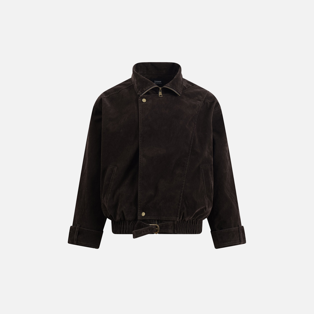 Veste zippée élégante Cleanfit à coupe irrégulière