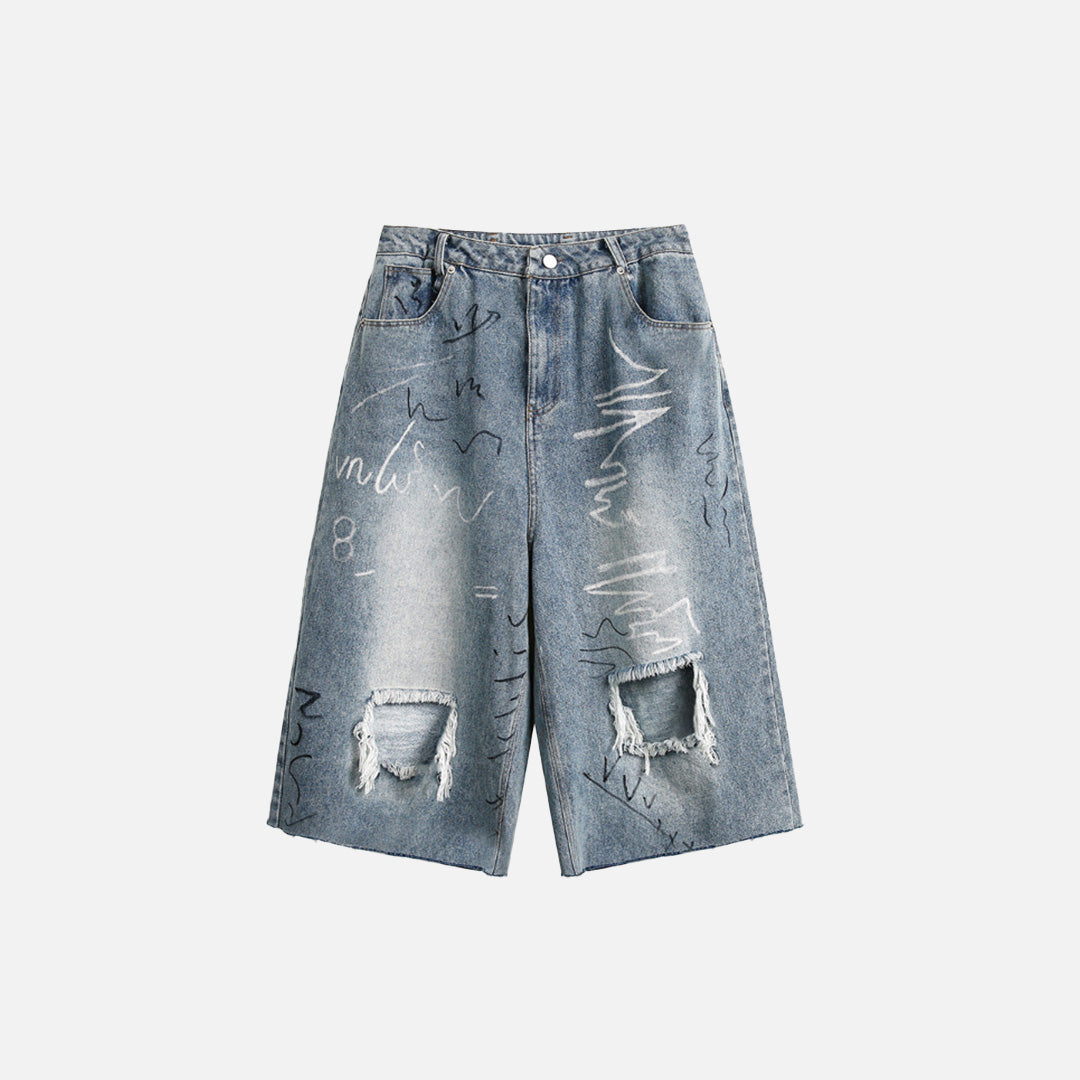 Vintage American Style Retro Punk Shorts