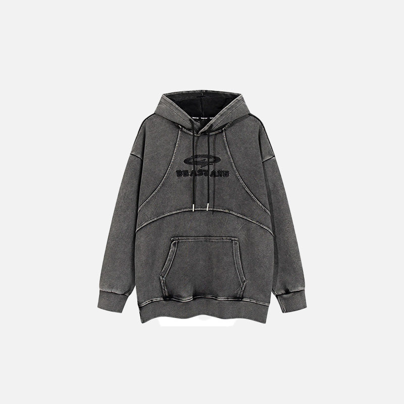 Loose Streamline Hoodie