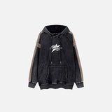 Star Emblem Contrast Hoodie