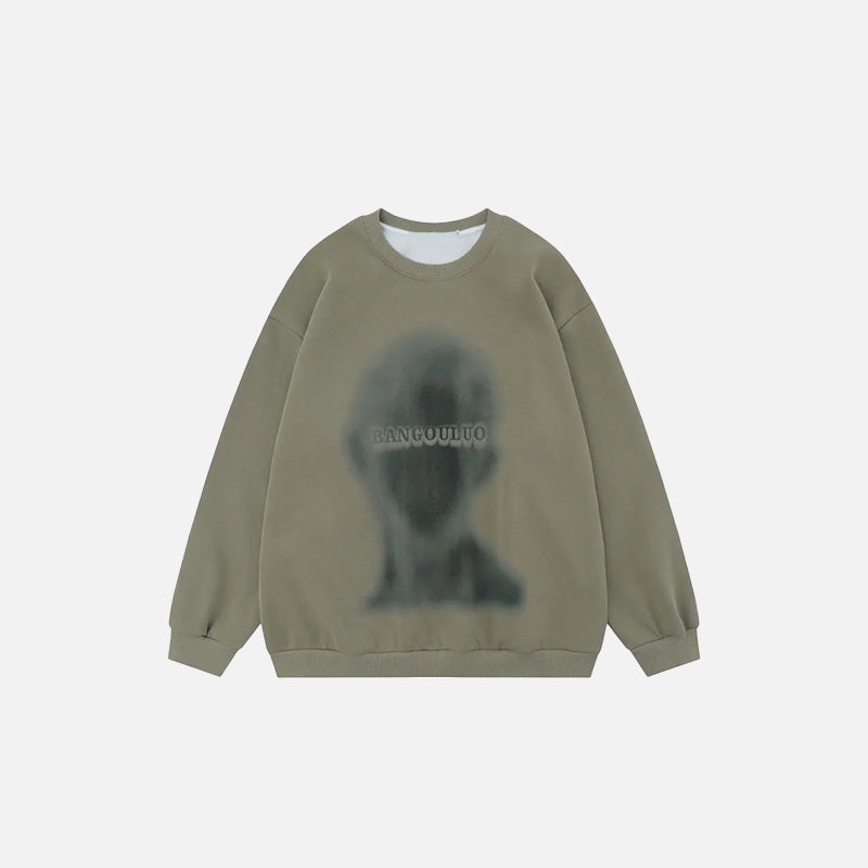 シャドーシルエットスウェットシャツ