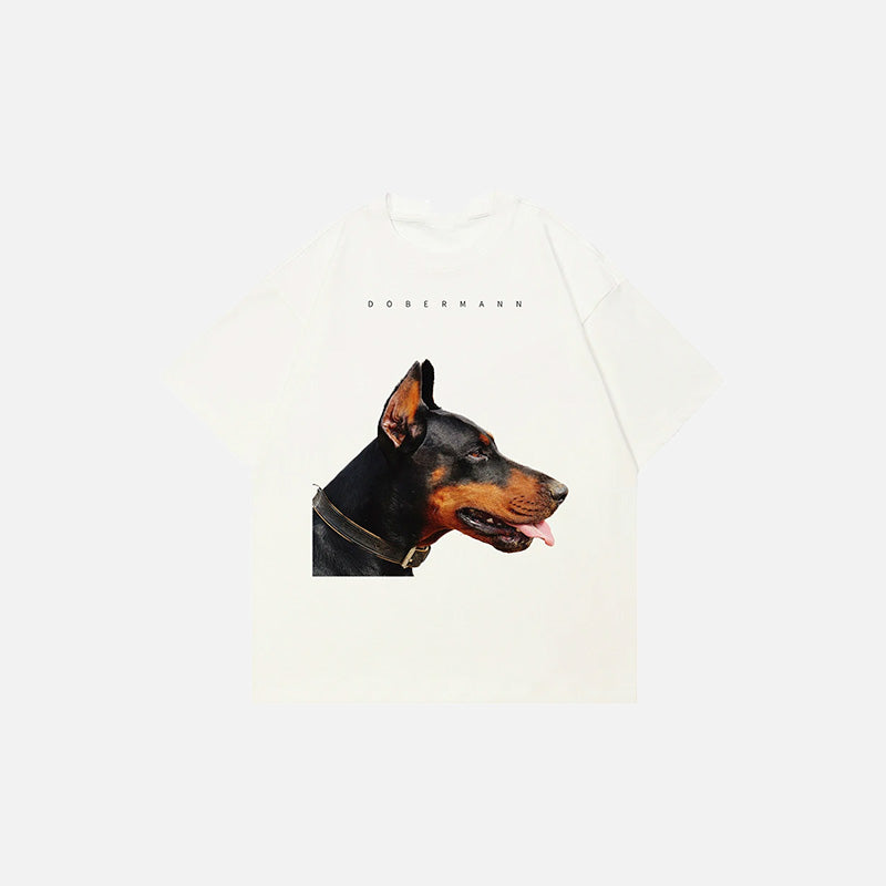 T-shirt graphique Doberman