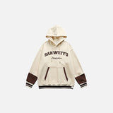 Color Block Oversized Hoodie