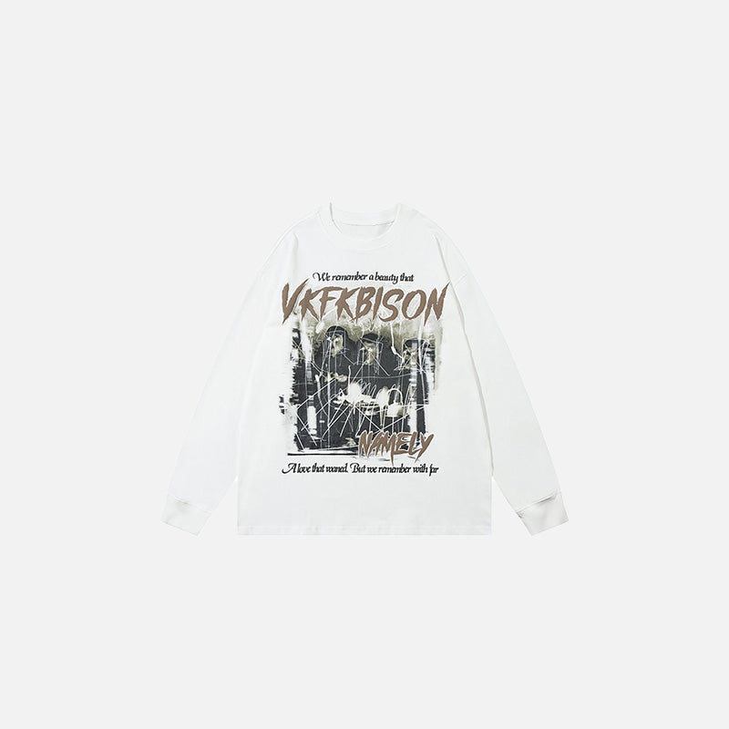 Retro-Band-T-Shirt mit Grafik