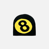 Boules de billard, bonnets en maille douce