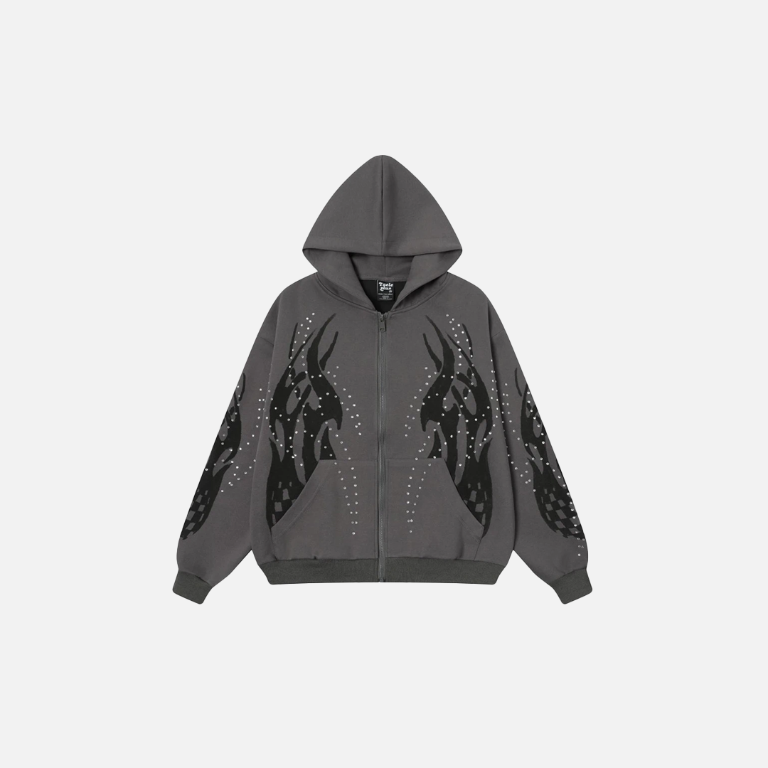 Rhinestone Oversized Hip Hop Diamond Sweatshirt