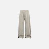 Vintage Jogginghose mit Schneeflockenmuster, gewaschen, locker geschnitten