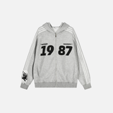Breathable Hip Hop Stylish Printed Hooded Sweatshirt