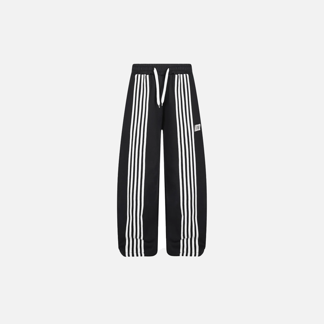 Y2K Effortless Striped Spliced Hip Hop Athletic Jogger