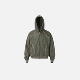 Durable Streetwear Striped Oversized Hooded Sweatshirt