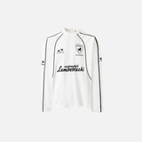 Stylish Oversized Letter Print Long Sleeve Sports T-Shirt