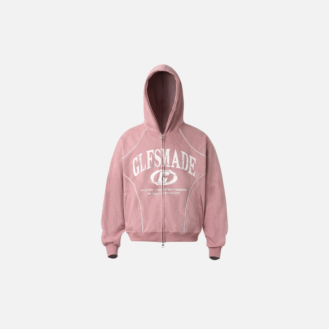 Durable Streetwear Striped Oversized Hooded Sweatshirt