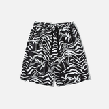 Men's Ice Silk Printed Shorts