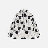 Hemd mit Blumenmuster und zwei Taschen