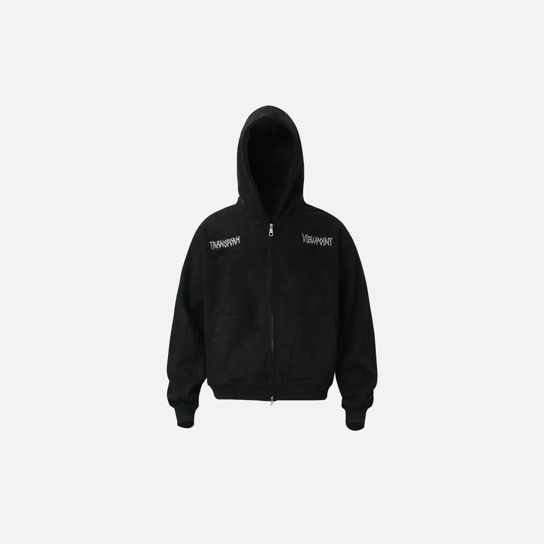 Unique Retro Y2K Patchwork Hooded Sweatshirt