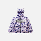 Teufelsjacke mit abnehmbarer Kapuze