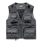 Multi-Pocket Breathable Cargo Vest