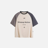 Vintage Patchwork Eiscreme T-Shirt