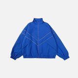 High End American Preppy Windbreaker Jacket