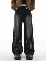 Obsidian Fade Wide-Leg Denims